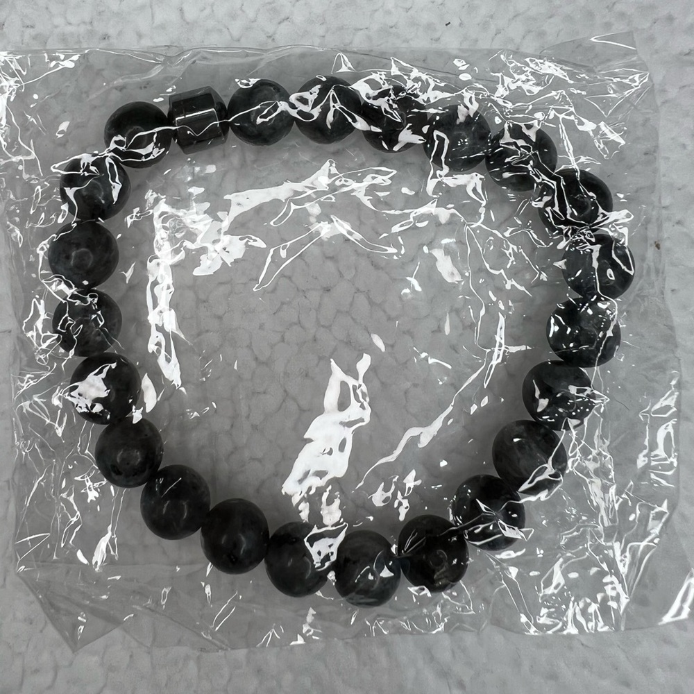 new men's bracelet in its box as it appears in the photo